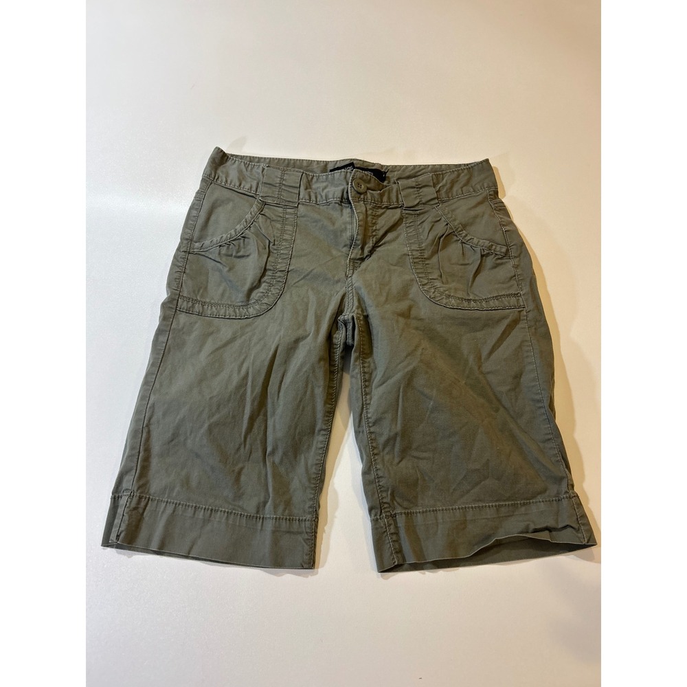Calvin Klein Jeans Shorts Women's 6 Green Cargo Bermuda Utility